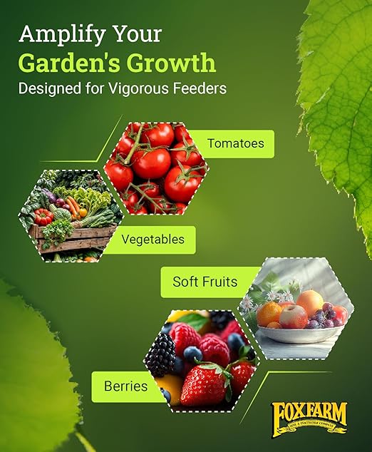 Fox Farm Happy Frog Tomato and Vegetable Fertilizer - Dry Tomato Fertilizer for Strong Growth, Plant Resistance, and Root Efficiency, NPK 5-7-3 (4 lb Bag)