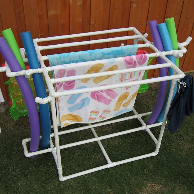 4Pack 2" 90 Degree Elbow PVC Pipe Fittings 2 Way Right Angle PVC Pipe Fitting, Furniture Build Grade SCH40 (Socket x Socket) 2" PVC Fitting Connectors for DIY PVC Shelf Garden Support Structure