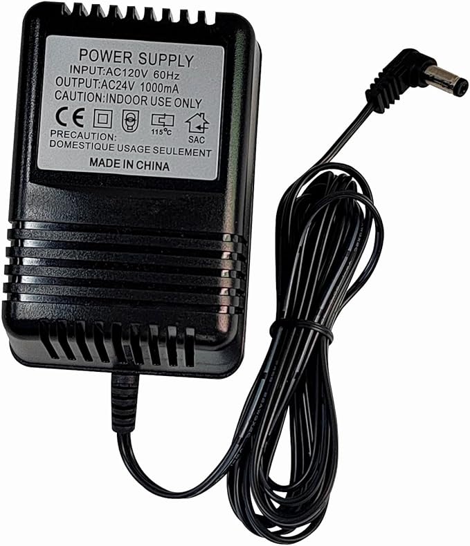24 Volt 1000mA AC Power Adapter,Power Supply Transformer,for Smart Sprinkler Controller or Indoor Irrigation System Controller,Compatible with Rachio Smart Sprinkler Controller