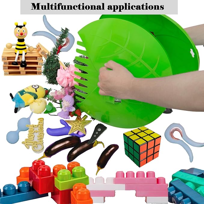 Eastrans 2set Leaf Scoops and Hand Rakes,Leaf Claws for Picking up Leaves,Grass Clippings and Lawn Debris,Light Green&Dark Green,4pcs