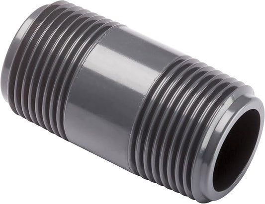 Rain Bird RISER2_075 PVC Spray Head Riser, 3/4" Male Pipe Thread x 3/4" Male Pipe Thread, 2" Length