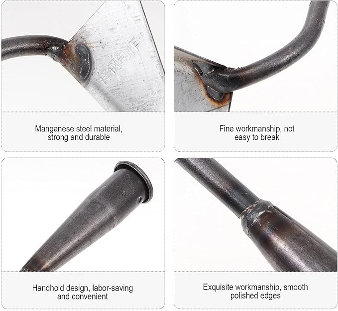 1pc Triangle Hoe Flower Planting Hoe Vegetable Planting Hoe Plowing Hoe Supply Digging Ditches Hoe Manuring Hoe Gardening Hoeing Tool Hoe Head Accessory Gardening Hoe Head