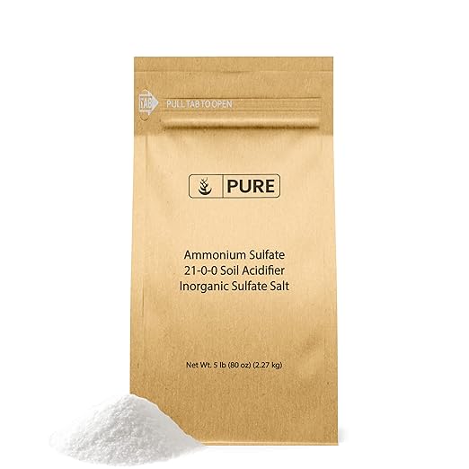 Pure Original Ingredients Ammonium Sulfate (5 lb) Soil Acidifier, Inorganic Sulfate Salt