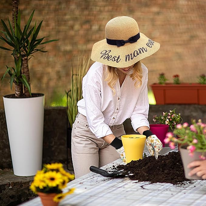 Gifts for Mom,Mom Gifts from Daughter, Birthday Gift for Mom Gardening Gifts for Women Gardening Tools Kit Outdoor Horticulture Starter, for mom,Garden Tools Kit for Mom Plant Lover