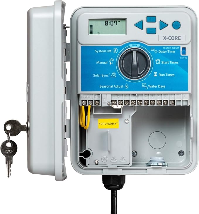 Hunter Sprinkler XC600 X-Core 6-Station Outdoor Irrigation Controller, Small, Gray