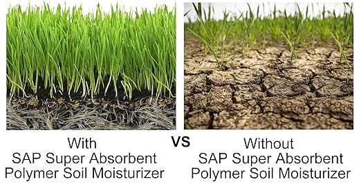 Water Storing Crystals Super Absorbent Hydro Gel Granules Polymer 1 Pound (Small Granular_20-100 mesh)