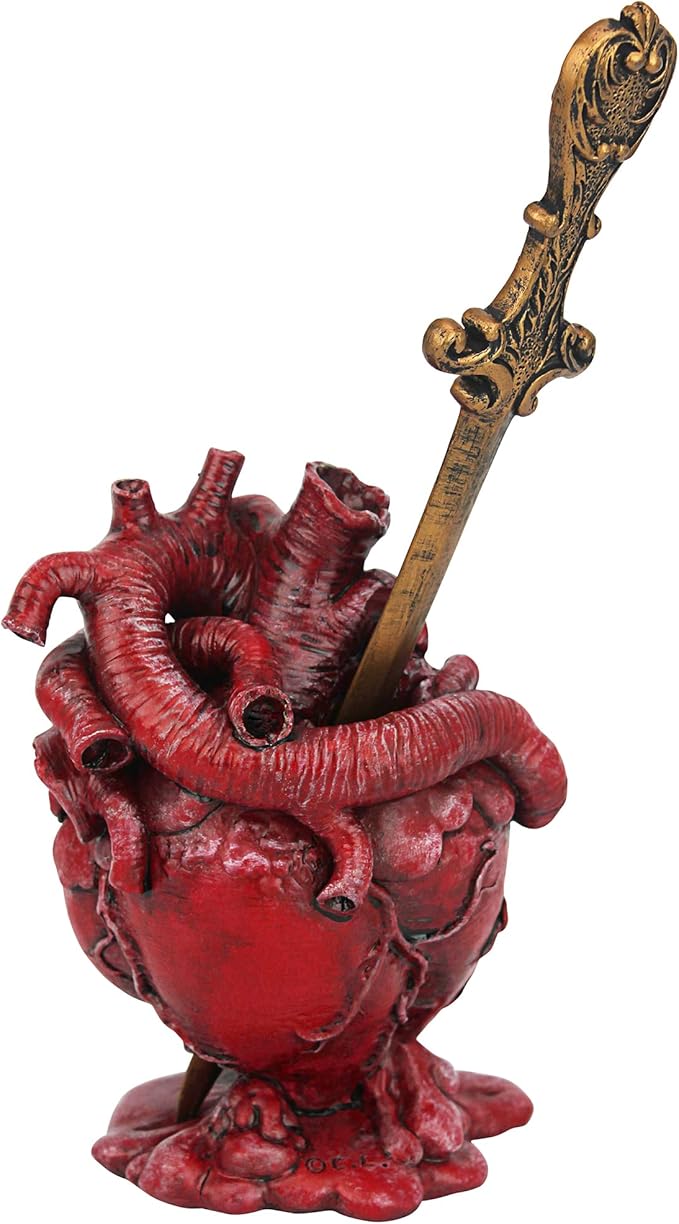 Design Toscano Edgar Allen Poe s Tell-Tale Heart Statue 5 Inch