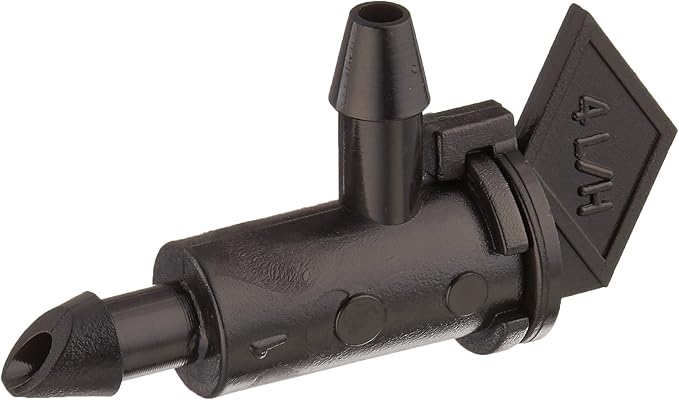 Orbit 65199 1/4" Barb 1 GPH Drip Irrigation Flag Dripper/Emitter, 10 Pack