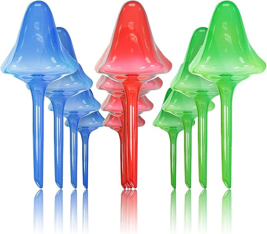 Plant Self Watering Globes Bulbs Planter Insert Automatic Plastic Watering Devices Plant Waterer Spikes for Indoor Outdoor,Self Irrigation System Lasts for 3-4 Weeks