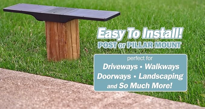 Jokari Solar Powered Motion Activated Walkway and Sign Illuminators 2 Pack. Efficiently Light Up Paths or Signage With Eco-Friendly Solar Energy and Intelligent Motion Sensing to Keep Your Family Safe