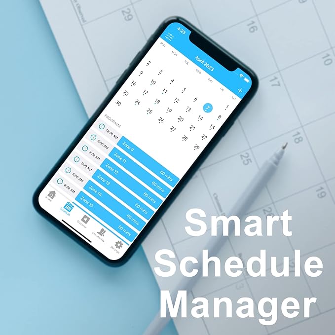 Netro Spark Smart Sprinkler Controller, WiFi, Weather Aware, Remote Access, Compatible with Alexa (8 Zone)