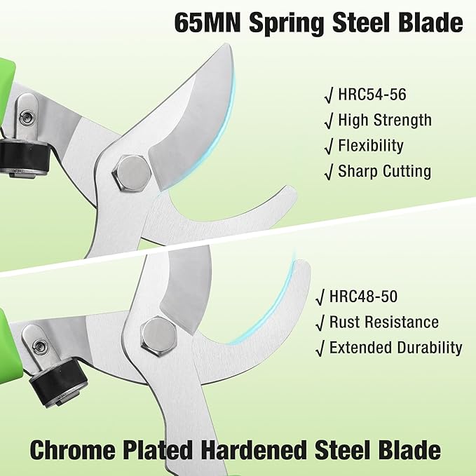 WORKPRO Bypass Lopper, 28" Branch Cutter with 65MN Spring Steel Blade, Heavy Duty Tree Trimmer with 1-1/4inch Cutting Capacity, Perfect for Cutting Shrubs and Branches