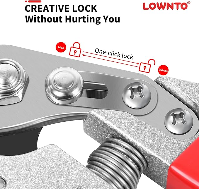 Pruning Shears for Gardening 5/8" Tree and Branch Garden Clippers - Plant Cutter Scissors with PTFE Resist-rust, Non-stick Coating Steel Blades, Heavy Duty Bypass Hand Pruners