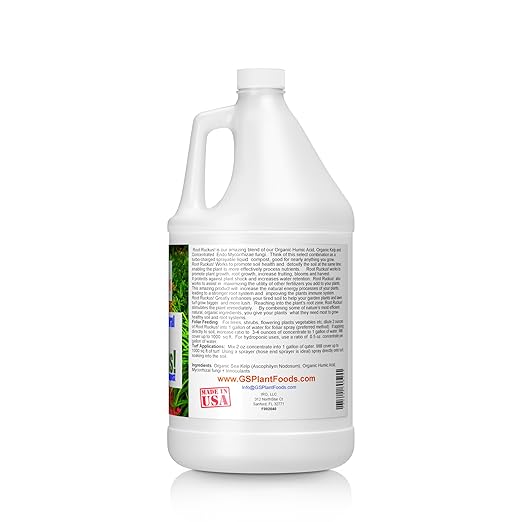 Root Ruckus Compost Fertilizer Organic - Turbo Charged Compost for Plants - Humic Acid & Sea Kelp Nutritional Root Supplement for Lawns, Soil, Shrubs & Vegetables - 1 Gallon