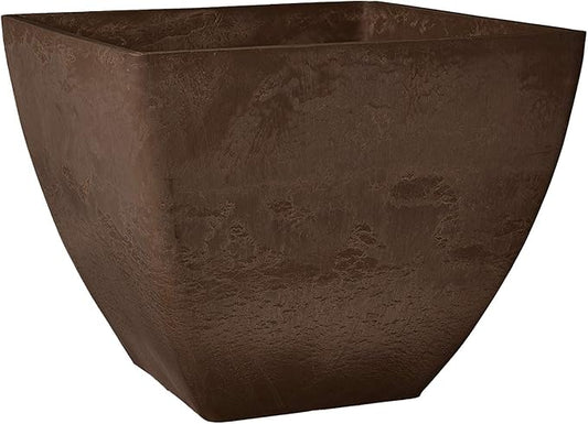 PSW Arcadia Garden Products FB40C Simplicity Square, 16 x 16 x 13, Chocolate, 16 by 16 by 13-Inches
