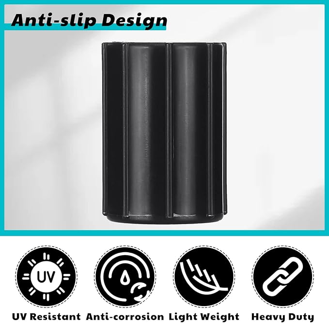 Yahenda 10 Pcs 1/2 Inch PVC Double Female Threaded Coupling Sprinkler Pipe Fitting Female Thread Pipe Fitting Garden Drip Irrigation System PVC Npt Coupler for Irrigation Tube Riser Extension (Black)