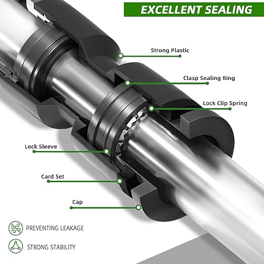 20PCS Push-to-Fit Drip Irrigation Emitters for 1/4 inch Irrigation Tubing,Two-Way Connection Adjustable Drip Emitter Sprayer with Stake,Irrigation Dripper Sprinkler for Drip Irrigation System