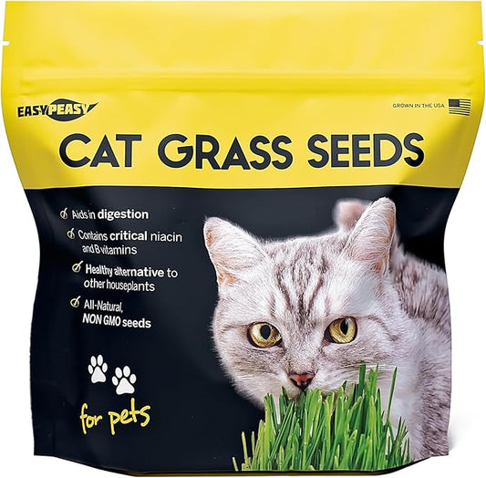 CATGRASS Seeds | Non GMO | Grown in USA | from Our Farm to Your Home (1POUND(16oz))