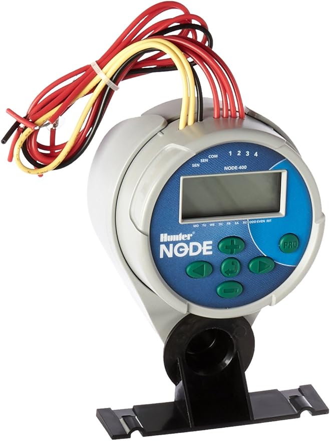 Hunter Sprinkler Node400 Node 4-Station Irrigation Controller, Grey