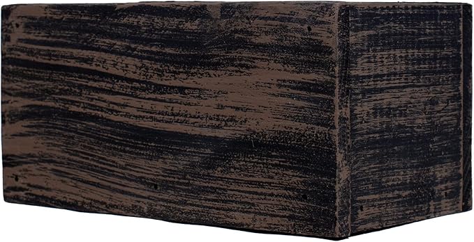 Ornamental Indoor Planter with Pet/Cat Grass Growing kit, Handcrafted in The USA from Red Cedar (WickerBrown)