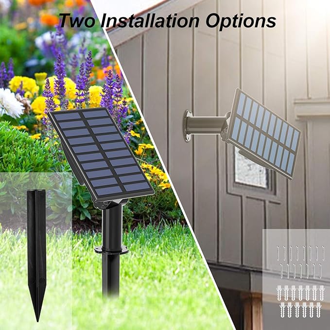 T-SUN Solar Pond Lights, 5 Headlamp RGB LED Spotlights Color Changing Submersible Fountain Lights, Underwater Solar Fish Tank Light Adjustable Lighting Angle for Garden Fountain, Pond, Pool Decoration