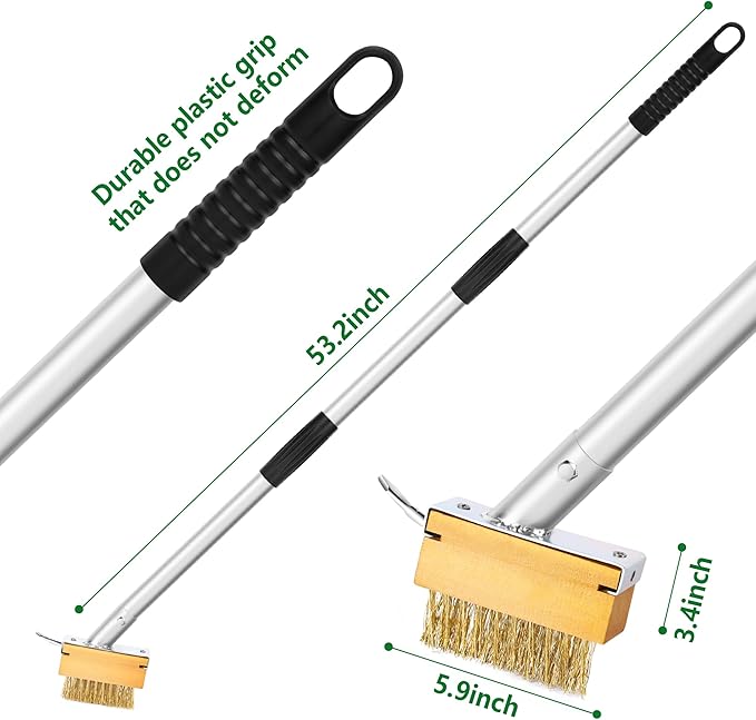 Paver Weed Removal Tool, Patio Sidewalk Weed Crack Remover Puller for Pavers, Crack and Paver Deck Crevice Weeder Cleaning Weeding Tool