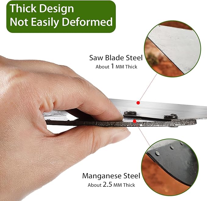 Garden Shovel Snow Shovel Multi-Functional Steel Flat Shovel Garden Spade Cleaning Scraper Garden Tool Ice Scraper Ice Chopper 8.3in/21cm