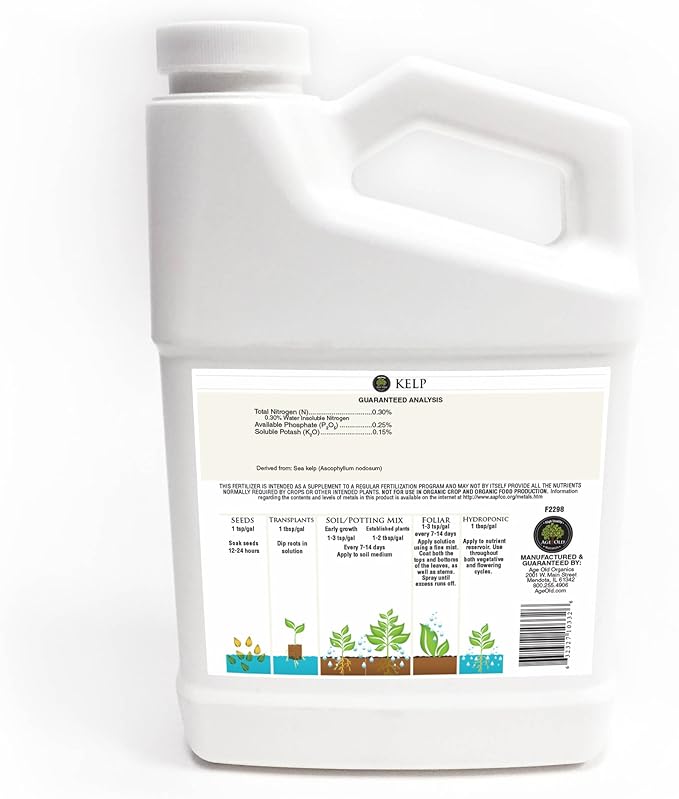 Kelp Liquid Fertilizer, 32-Ounce Bottle