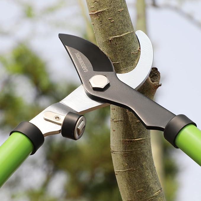 Loppers, Heavy-Duty Branch Trimmer with Sk5 Teflon Blades, Suitable for Tree Branches and Shrubs