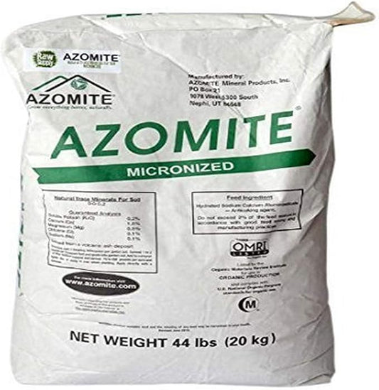 Raw Supply AZOMITE-44-2 AZOMITE Natural Trace Powder-67 Essential Minerals-Bulk Fertilizer Powder-Be Green and Grow Your Own Food, Light Brown