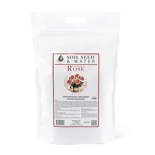 Cultivator's Rose Blend Concentrated Organic Soil Amendment Fertilizer for Roses Rosa Rosaceae - OMRI Listed (9 lbs)