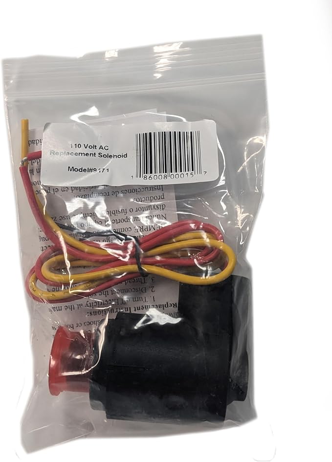 Fimco Manufacturing Inc 110-115 Volt Replacement Irrigation Solenoid Coil with Conduit Cover