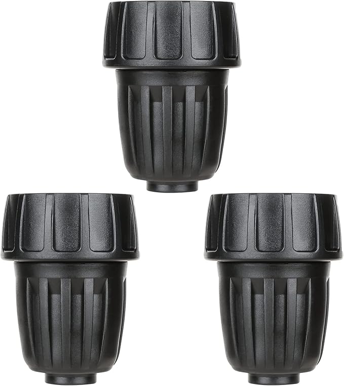 1/2 Inch Drip Irrigation Tubing Faucet Adapter 3 Pack, 3/4" to 1/2" Irrigation Hose Adapter, 3/4 Inch Faucet Connector Garden Hose Adapter