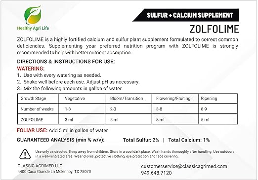 Healthy Agri Life - Sulfur Lawn and Plant Food Liquid - Soil Loosener and Conditioner- Great for Compact Soils, Standing Water, Poor Drainage