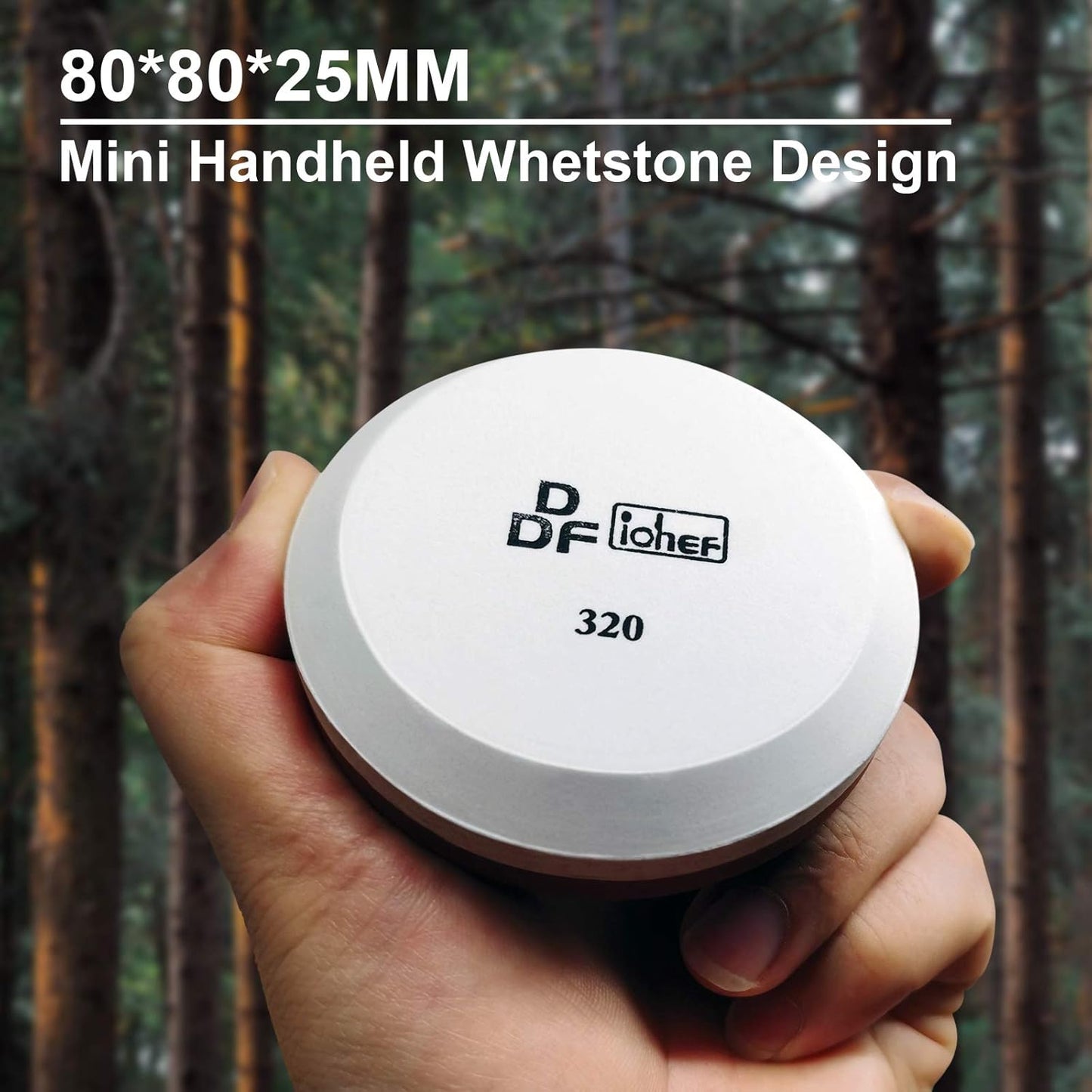 DDF IohEF Axe/Hatchet Sharpening Stone 180/320 Grit, Professional Whetstone & Tool Sharpener, Axe Sharpener with Portable Bag