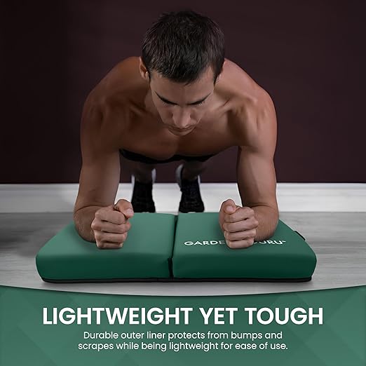 Garden Guru Extra Thick Gardening Kneeling Kneeler Pad – Ultra Soft Foam Cushion Padding for Knee – Water Resistant - Garden Kneeler Mat for Yard Work, Cleaning, Household Chores, Roofing, and More