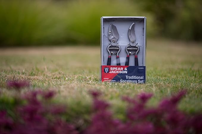 Spear & Jackson CUTTINGSET8 Traditional Bypass & Anvil Pruner/Secateur Set