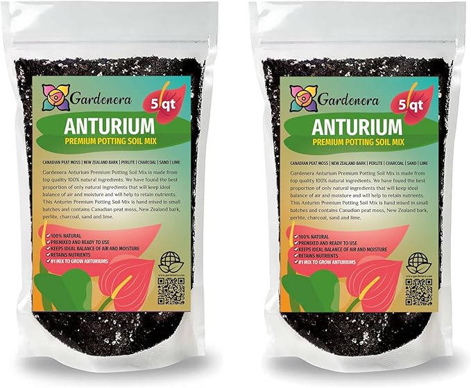 Anthurium Planting Soil - Nurture Your Plants with a Premium Potting Mix - 10 QUARTS