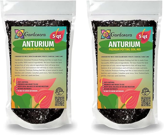 Anthurium Planting Soil - Nurture Your Plants with a Premium Potting Mix - 10 QUARTS