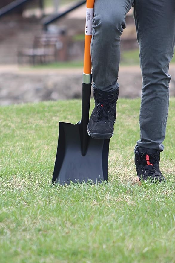 Ashman Transfer Shovel (6 Pack) – 41 Inches Long D Grip with Durable Handle – A Premium Quality Multipurpose Shovel for Heavy Duty Construction, Farming, and Outdoor works, Gardening, Landscape works.