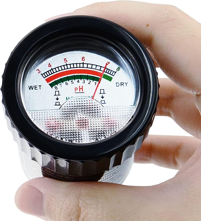 Soil PH Meter, Soil Moisture Sensor Meter, Soil PH Tester Gardening Tool Kits for Plant, Tree, Soil Tester for Moisture Great for Garden, Lawn, Farm, Indoor & Outdoor Use 295mm Long