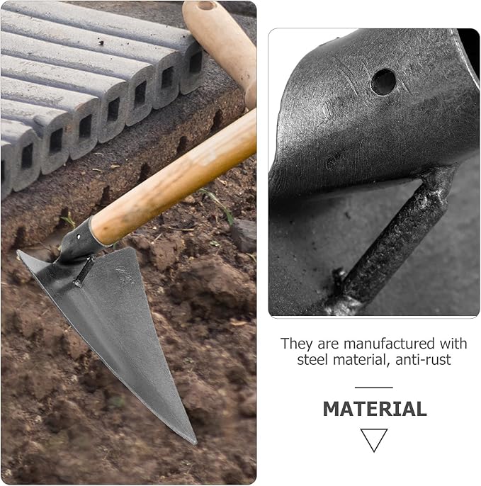 Heavy Duty Garden Hoe for Digging and Weeding Gardening Tool Replacement Garden Tool for Loosening Soil and Planting Tasks