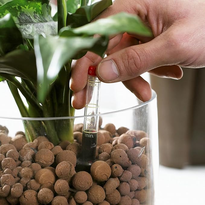 ZeeDix 12LB Expanded Clay Pebbles for Plants Hydroponic, 4mm-16mm Clay Leca Balls Hydroponic Rocks Growing Medium Potting Stones for Indoor Plants Drainage, Aquaponics, Natural Orchid Pebbles Balls