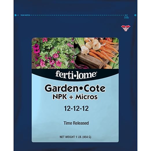 Fertilome (12140) Garden Cote Fertilizer 12-12-12 (1 lb.)