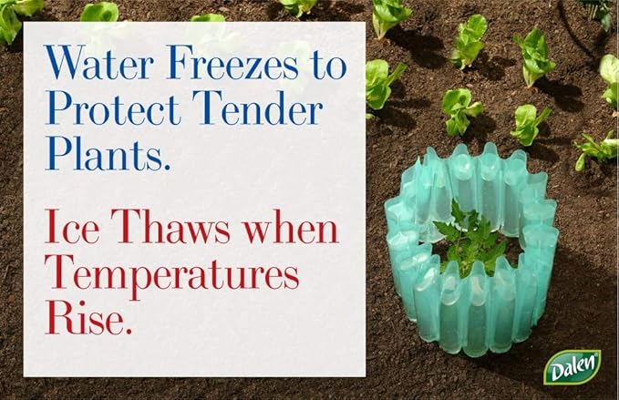 Dalen Gardeneer Season Starter – Early Season Insulated Plant Protector – Cold Weather Frost Guard - Easy Fill Shape for Optimal Planting - 6 Pack – Made in The USA - Blue