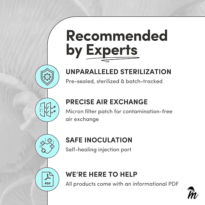 Mycelium Gourmet Mushroom All-in-One Bag - Premium Organic 10LB Blend of Alder & Soy Hull Substrate with Sterilized Milo Grain - Perfect for Variety of Wood-Loving Mushrooms - Home Growing Made Easy