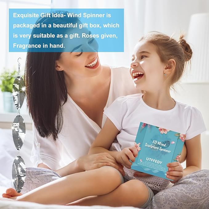 3 * 3 Stainless Steel Bird Scarer Discs Set, 3D Reflective Helix Wind Spinners Bird Reflector & Sparkly Metal Outdoor Garden Décor Sculpture Ornaments, Deterrent to Scare Pigeon Away Yard Patio Farm