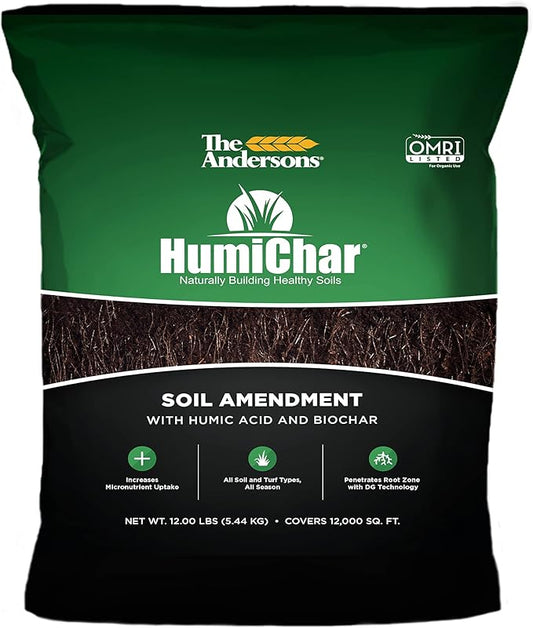 The Andersons HumiChar Organic Soil Amendment with Humic Acid and Biochar Covers 12,000 sq ft (12 lb)