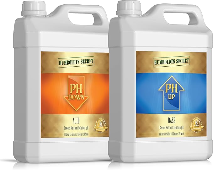 Humboldts Secret pH Up and pH Down Control Kit | Liquid pH Plant Balancer for Soil Gardening & Hydroponics Growing System | Optimal Nutrient Uptake for All Plants (32 Ounce)
