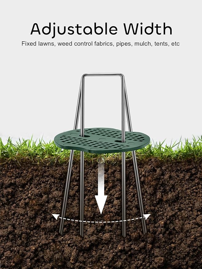 GROWNEER 200 Pack Galvanized Landscape Staples 6 inch 11 Gauge Garden Staples and 200 Pack Gasket U-Shaped Tent Stakes SOD Pins Yard Stakes for Securing Weed Fabric Barrier Ground Cover Fence